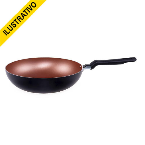 Frigideira 24cm Antiaderente Funda Loreto Preta Com Cobre 27815/422 Tramontina