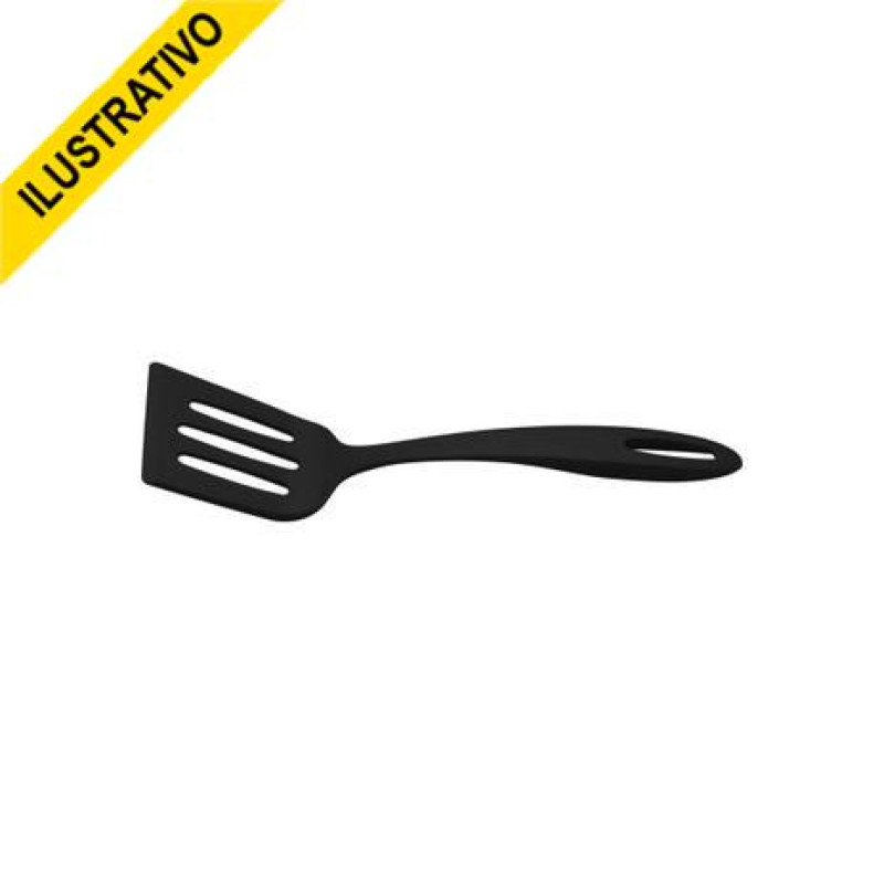 Espatula Nylon Furada Ability Preta 25155/100 Tramontina Espatula Nylon Furada Ability Preta 25155/100 Tramontina