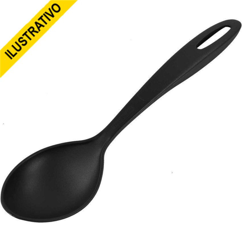 Colher Nylon Ability Preta 25156-57/100 Tramontina Colher Nylon Ability Preta 25156-57/100 Tramontina