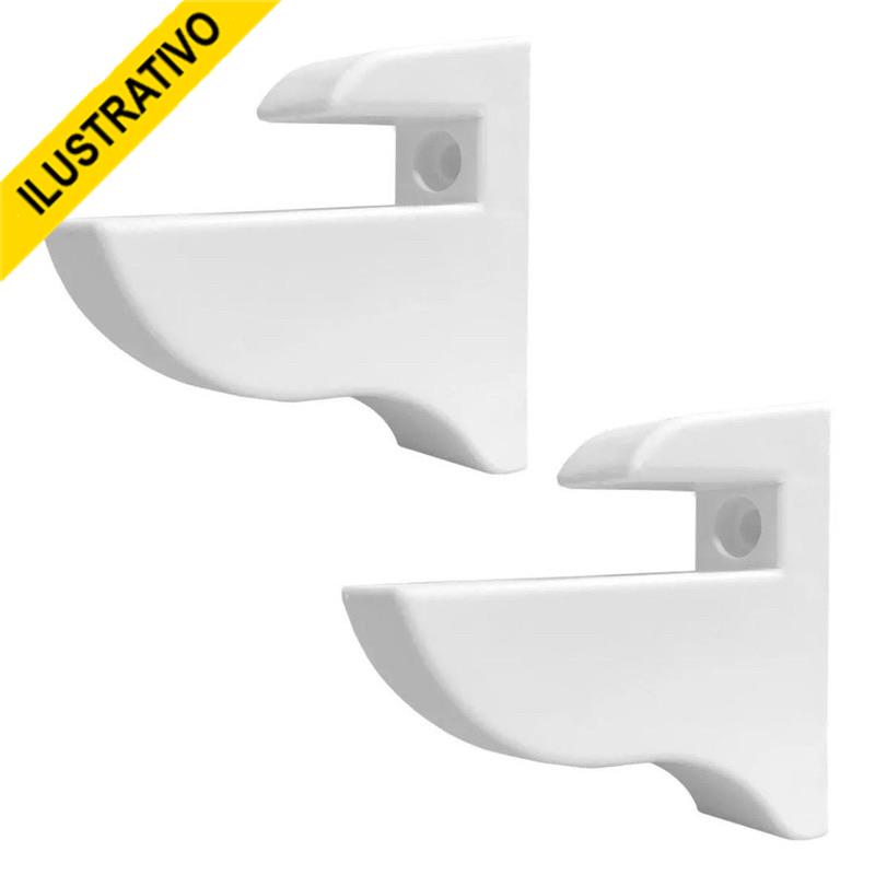 Suporte Prateleira Clip Branco 446656 Versatil
