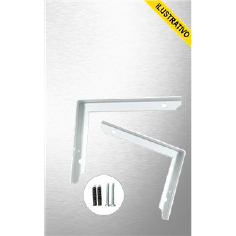 Cantoneira Articulada P/pratel 28cm Branca (par) 428713 Versatil