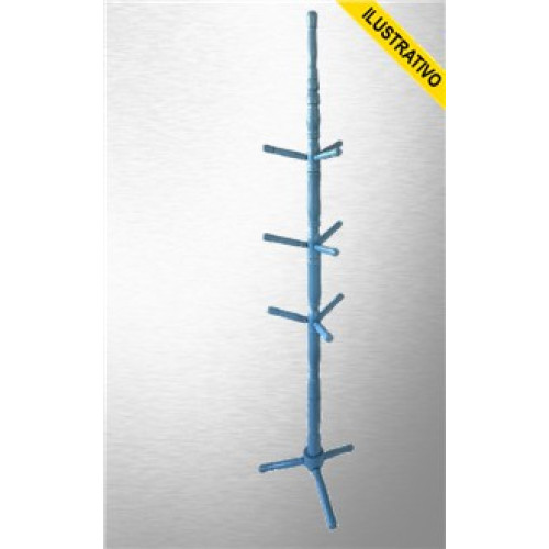 Cabideiro Madeira Pe Azul Jr/eduardo