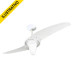 Ventilador Teto 201 2p Lustre Conico Branco 127v Spirit
