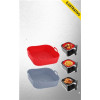 Forma De Silicone Para Air Fryer Quadrada 17cm Mg2746 Mgv