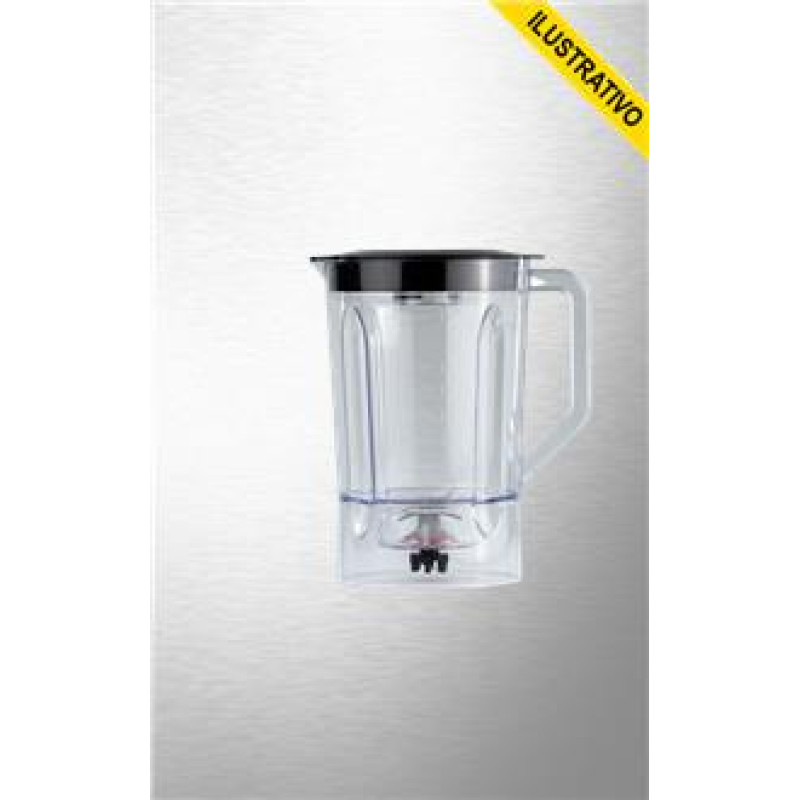 Copo Liquidificador Mondial Turbo L850/900 Sangel Tampa Preta 9342mebrasi/mm1810 Versatil