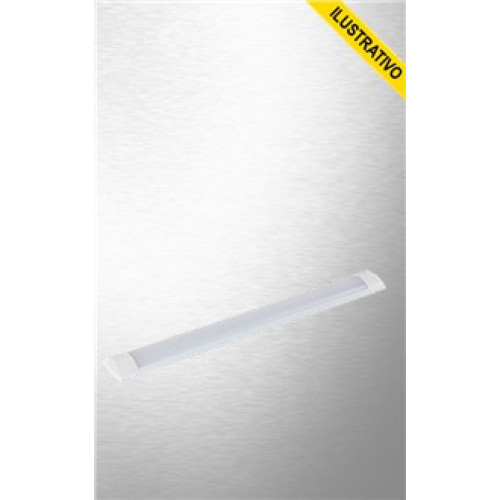Calha Led Slim 125cm 50w 6500k Branca Bivolt 05945c Ourolux