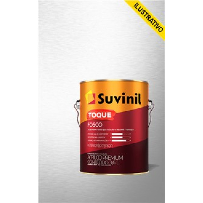 Tinta Acrilica Premium Galao 3,6l Branco Neve Fosco Toque 70487 Suvinil