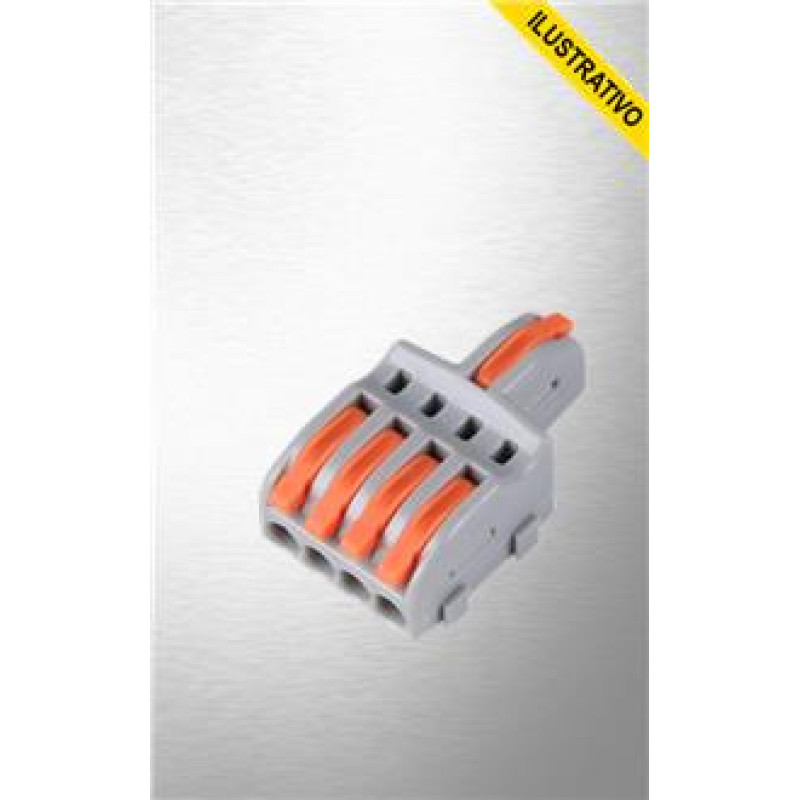 Conector Derivador 1x3 1,5mm A 4mm 250v 32a 73765 Interneed Conector Derivador 1x3 1,5mm A 4mm 250v 32a 73765 Interneed