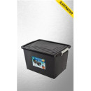 Caixa Organizadora C/tampa 13,0l Preta 3336 Jaguar