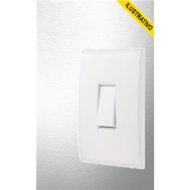 Interruptor C/placa 4x2 1 Secao 10a Branco Liz 57170001 Tramontina