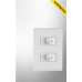 Tomada C/placa 4x2 2 Secoes Separadas 20a 3p Branca Liz 57170066 Tramontina
