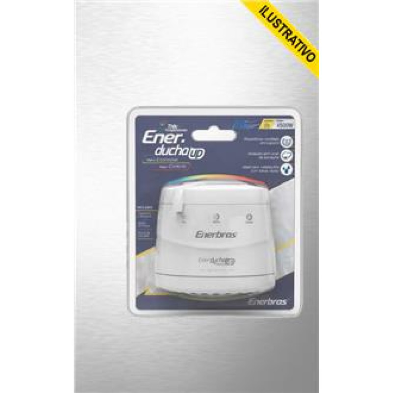 Chuveiro 127v Convencional Enerducha Up Mecanico 3 Temperaturas Branco 5500w Enerducha